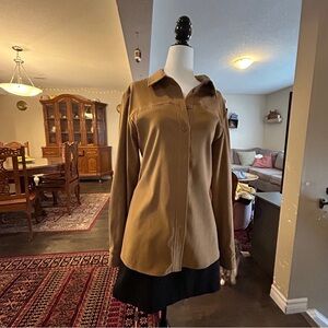 Brown Item & Co Long Sleeve Shirt